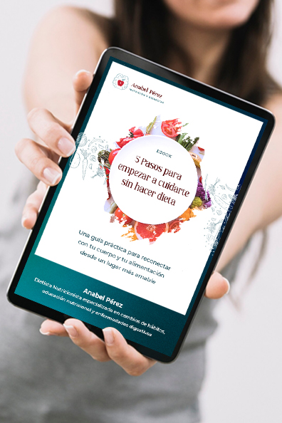 Ebook: 5 pasos para cuidarte sin hacer dieta
